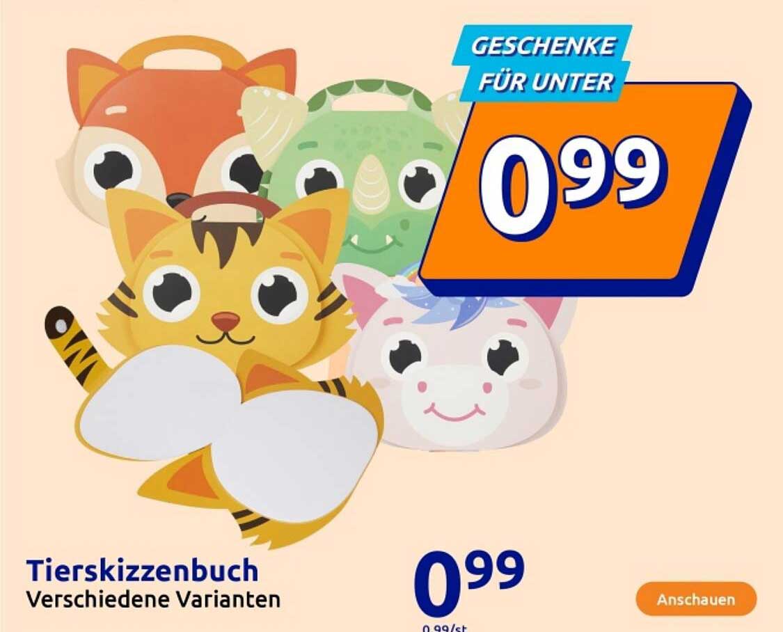 Tierskizzenbuch - Verschiedene Varianten