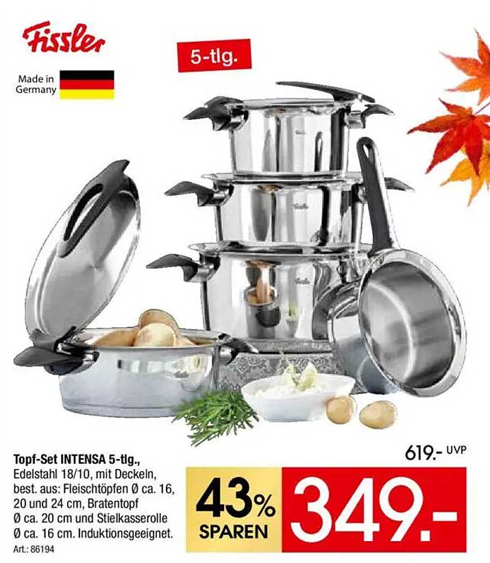 Topf-Set INTENSA 5-tlg. von Fissler