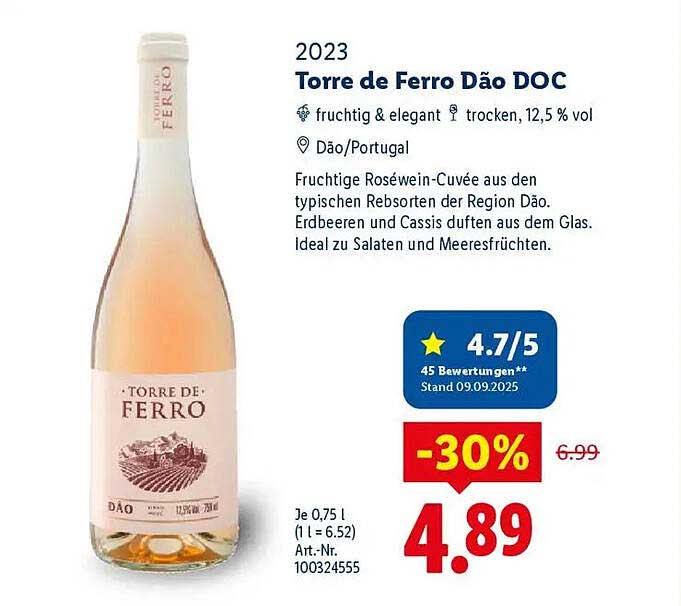 Torre de Ferro Dão DOC - Fruchtige Roséwein-Cuvée