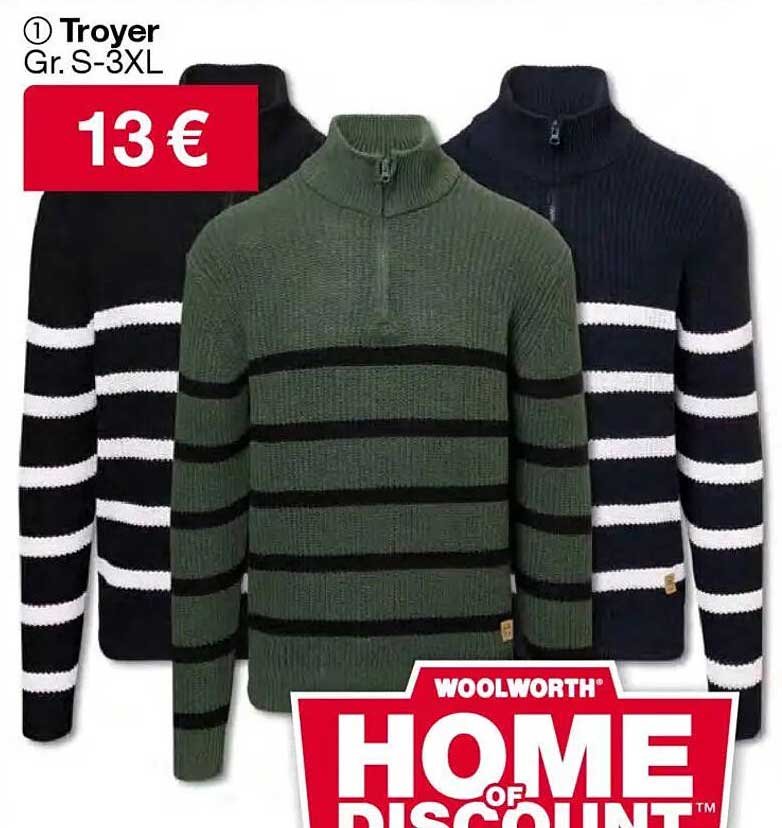 Troyer in verschiedenen Farben für nur 5,49 €