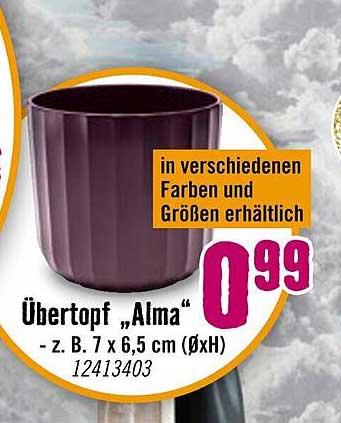 Übertopf „Alma“