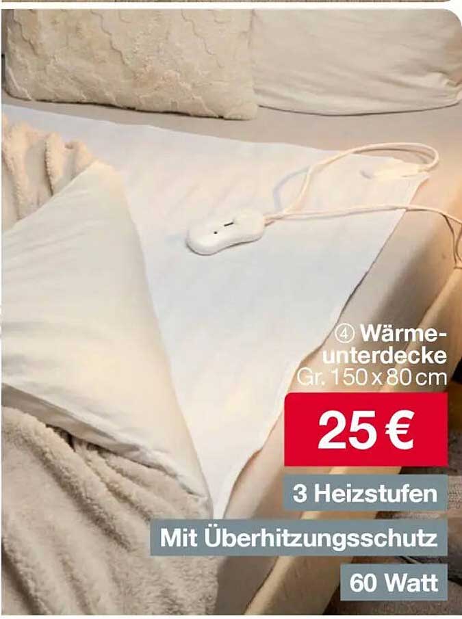 Wärmedecke, Größe 150 x 80 cm