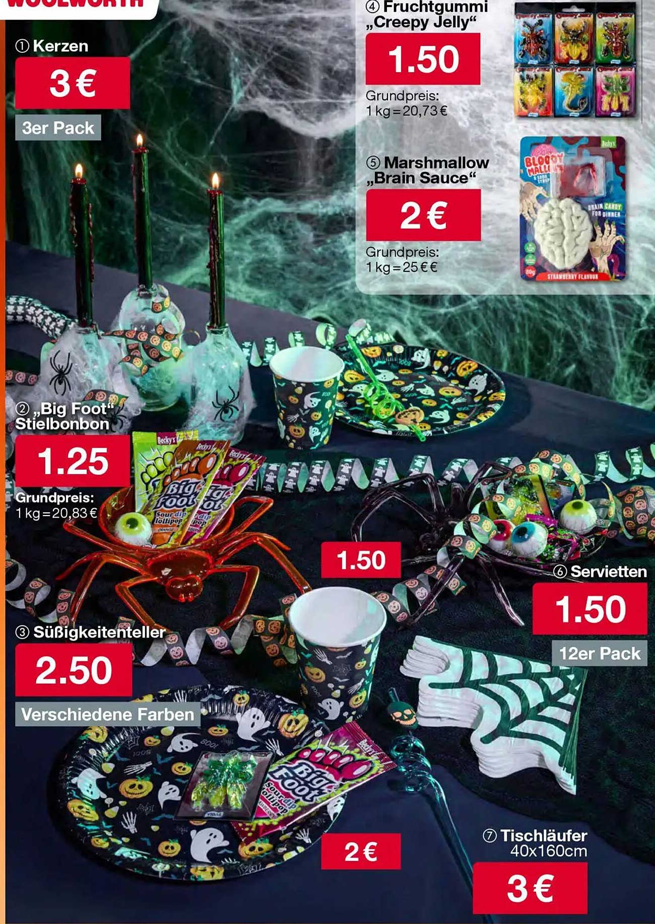 Woolworth Halloween-Party Set