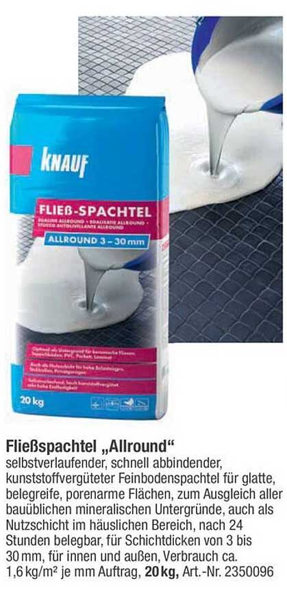 Fließspachtel „Allround“