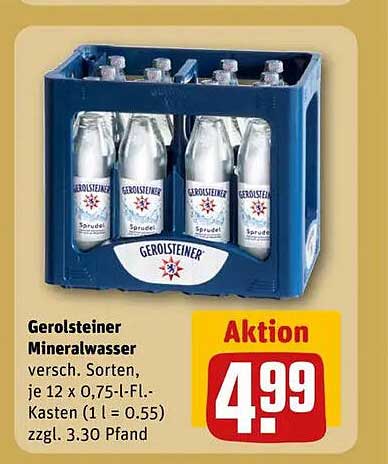 Wunderbar Gerolsteiner Angebot Rewe Bild