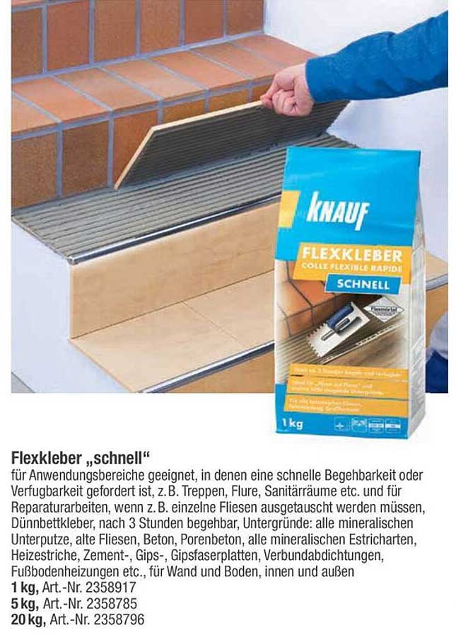 Knauf Flexkleber „schnell“