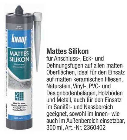 Mattes Silikon