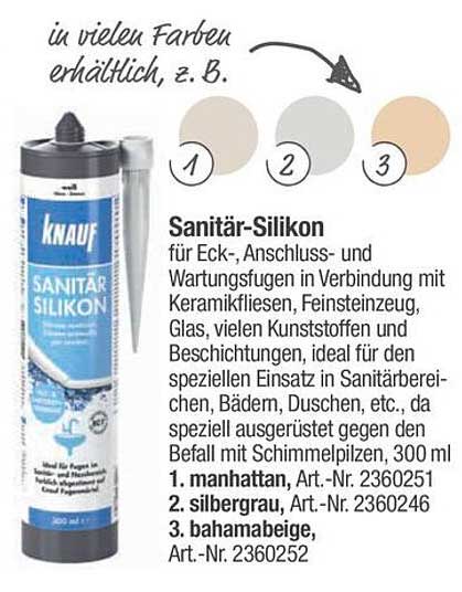 Sanitär-Silikon