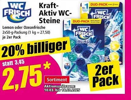 WC Frisch Kraft-Aktiv WC-Steine