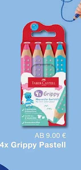 4x Grippy Pastell