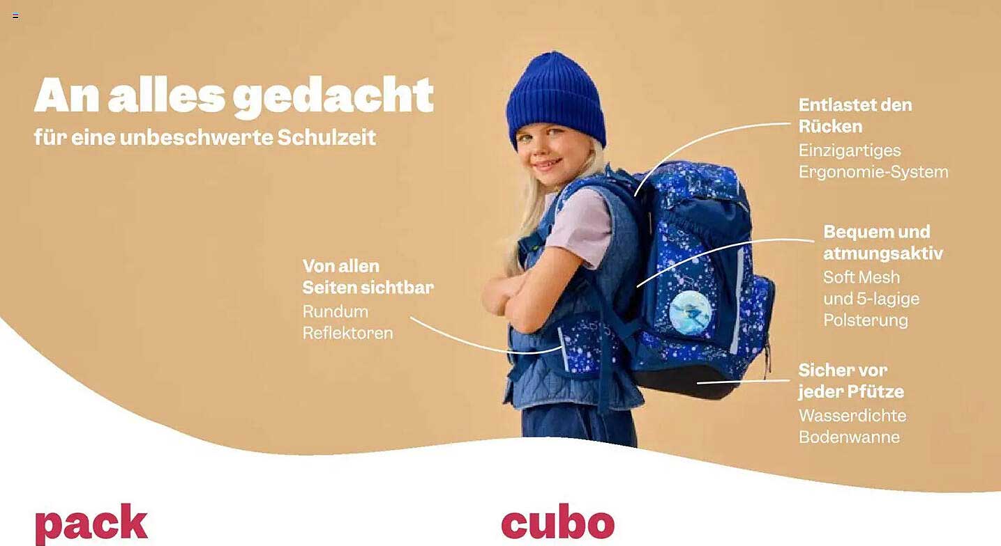An alles gedacht für eine unbeschwerte Schulzeit