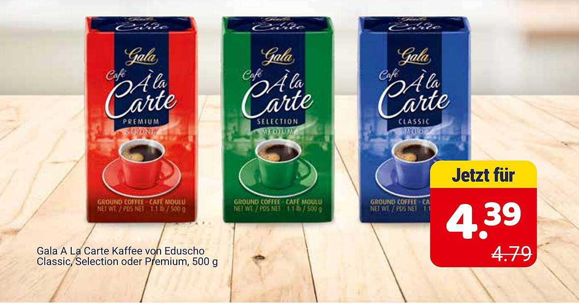 Elegantes Gala Kaffee Angebot Netto Bild