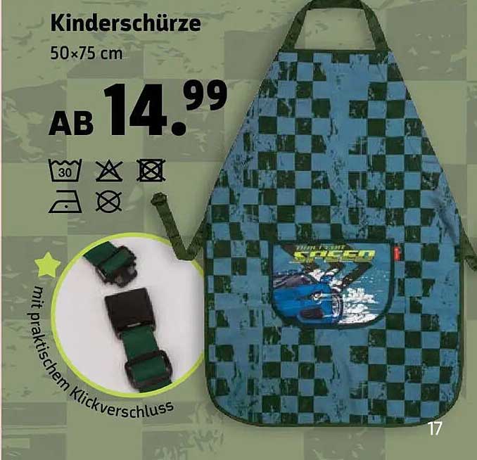 Kinderschürze 50×75 cm