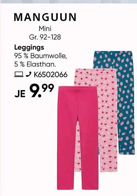 MANGUUN Leggings Gr. 92-128
