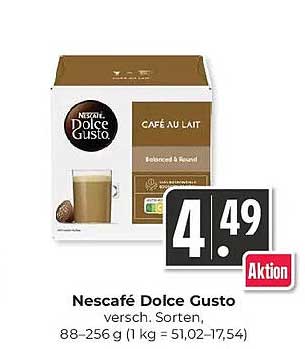 Nescafé Dolce Gusto versch. Sorten, 88-256 g (1 kg = 51,02–17,54)