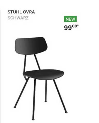 STUHL OVRA SCHWARZ