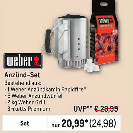 Anzünd-Set von Weber