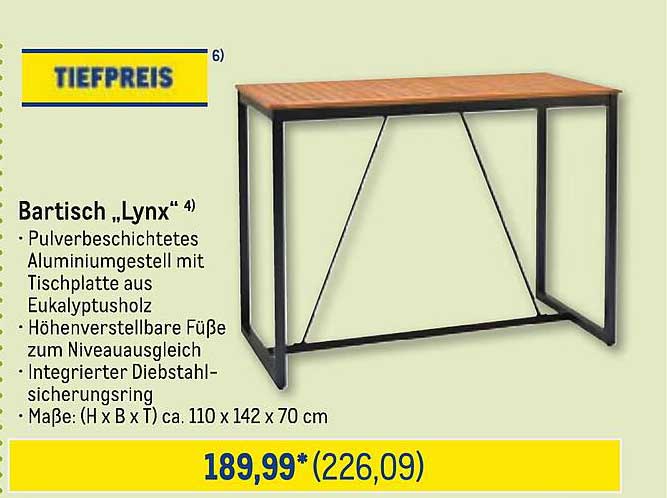 Bartisch „Lynx“
