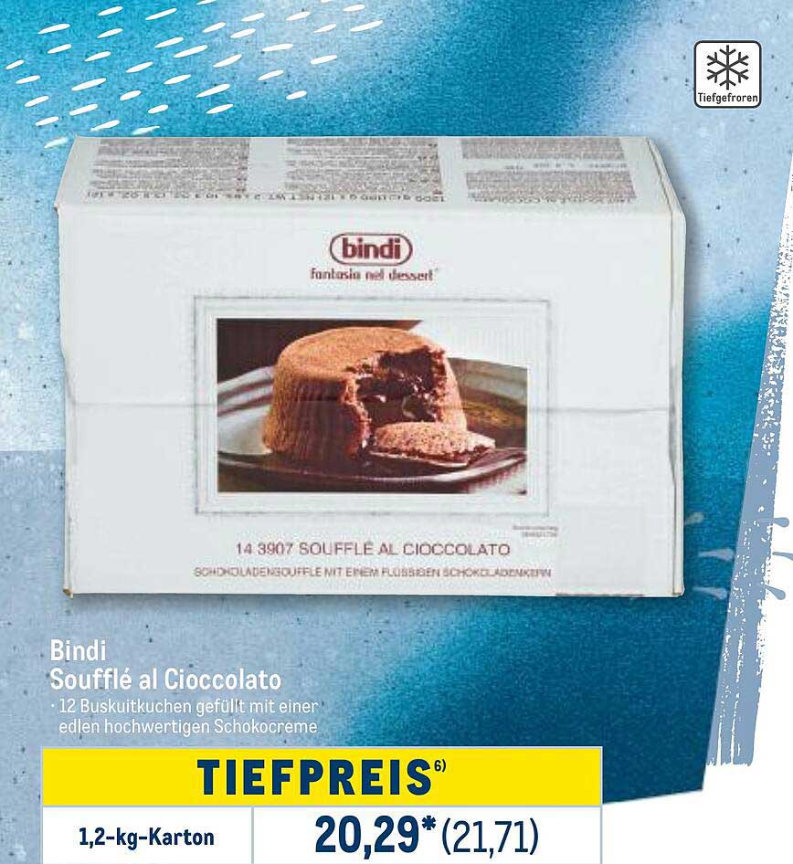 Bindi Soufflé al Cioccolato