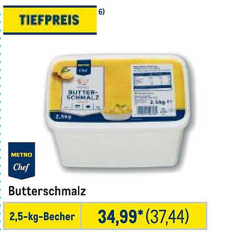 Butterschmalz 2,5-kg-Becher