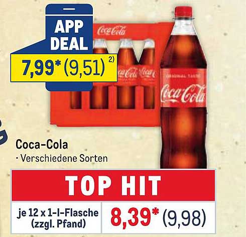 Coca-Cola - Verschiedene Sorten