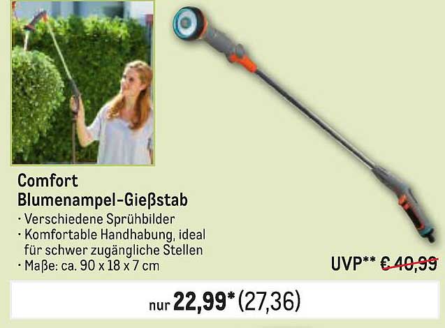 Comfort Blumenampel-Gießstab