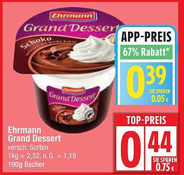 Ehrmann Grand Dessert versch. Sorten