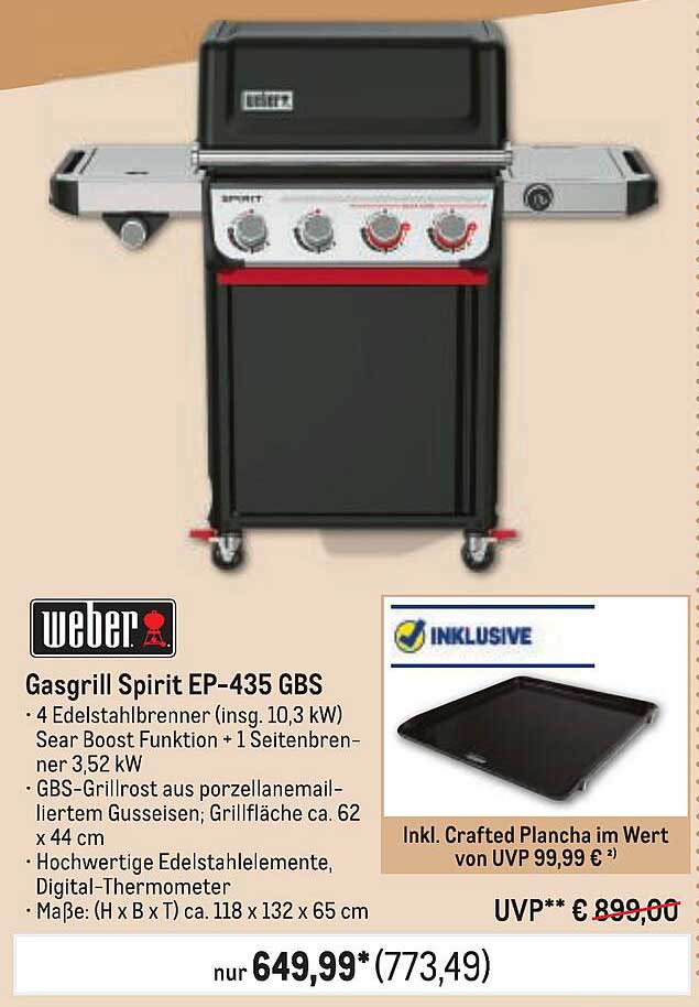 Gasgrill Spirit EP-435 GBS
