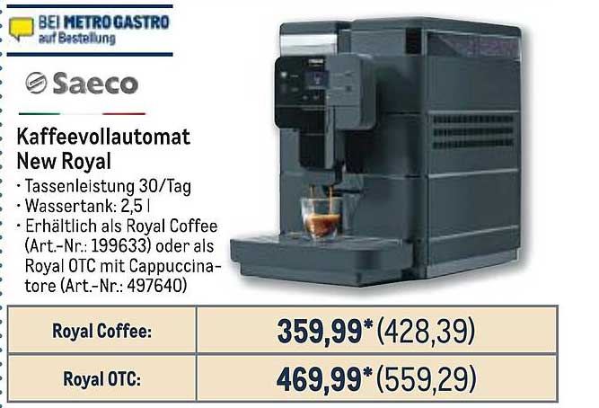 Kaffeevollautomat New Royal