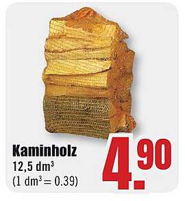 Kaminholz 12,5 dm³