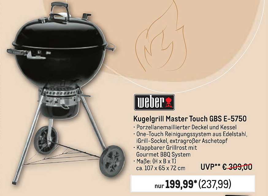Kugelgrill Master Touch GBS E-5750