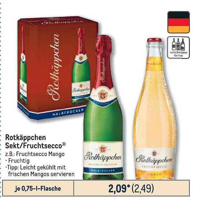 Rotkäppchen Sekt/Fruchtsecco 0,75 l - Mango