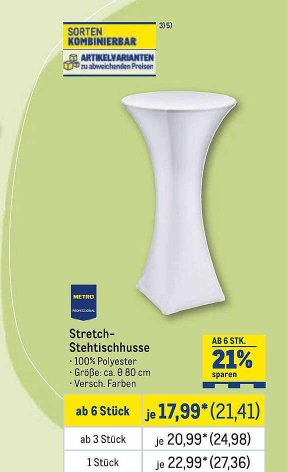 Stretch-Stehtischhusse