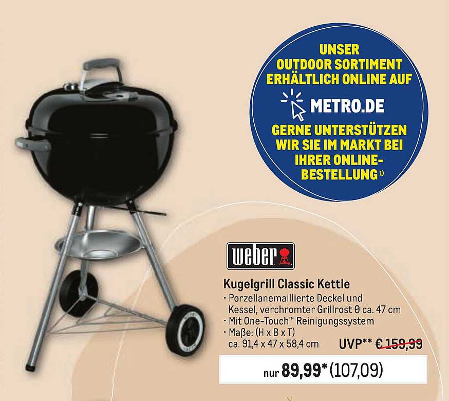 Weber Kugelgrill Classic Kettle
