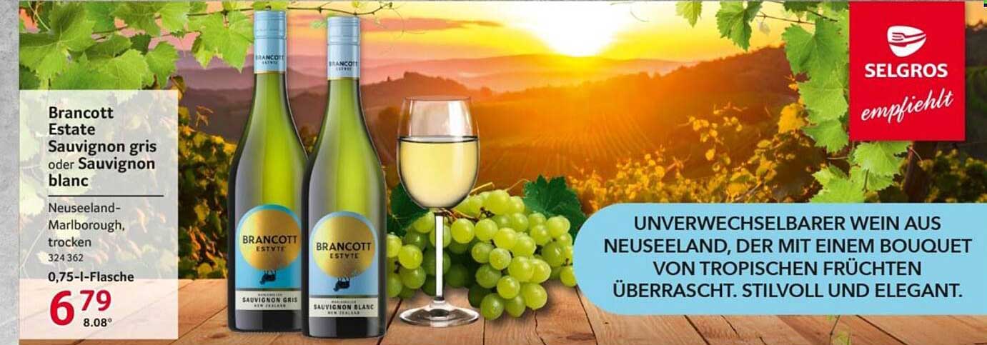 Brancott Estate Sauvignon gris oder Sauvignon blanc