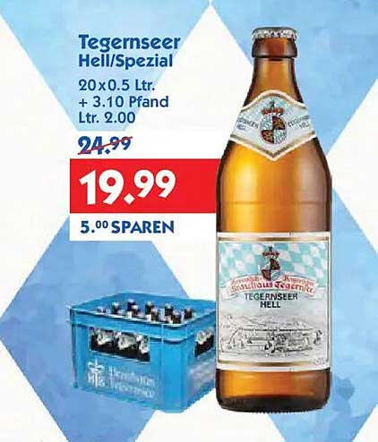 Tegernseer Hell/Spezial 20x0.5 Ltr.