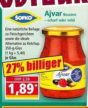 Ajvar Bosnien – scharf oder mild