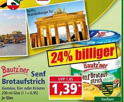 Bautz'ner Senf Brotaufstrich 200 ml
