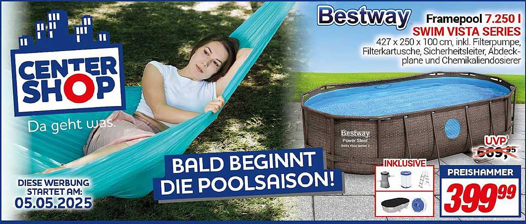 Bestway Framepool 7.250 l Swim Vista Series