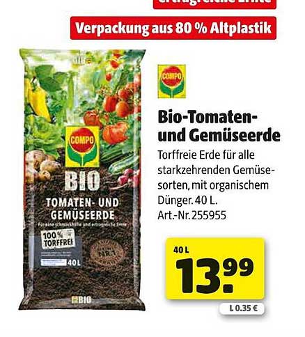 Bio-Tomaten- und Gemüseerde