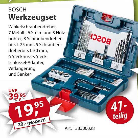 BOSCH Werkzeugset 41-teilig