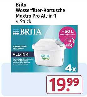 Brita Wasserfilter-Kartusche Maxtra Pro All-in-1 4 Stück