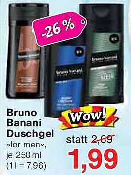 Bruno Banani Duschgel »for men«, je 250 ml