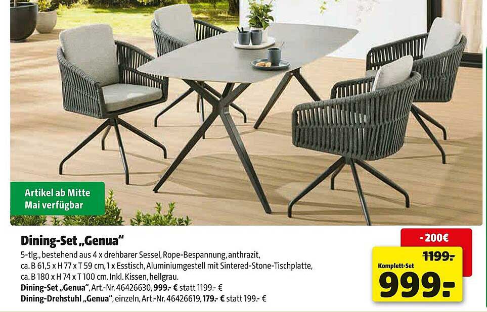 Dining-Set „Genua“