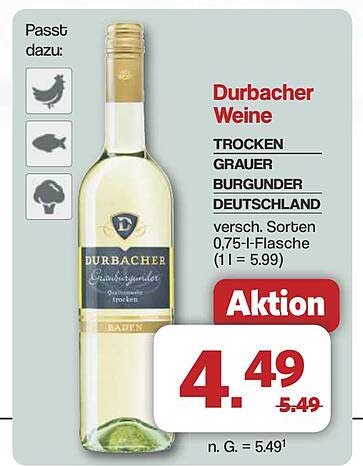 Durbacher Weine - Trocken Grauer Burgunder Deutschland