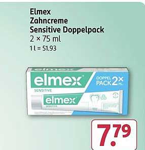 Elmex Zahnpasta Sensitive Doppelpack 2 x 75 ml