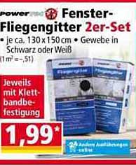 Fenster-Fliegengitter 2er-Set