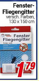 Fenster-Fliegengitter versch. Farben, 130 x 150 cm