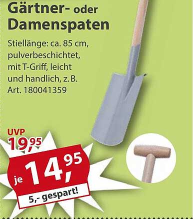 Gärtner- oder Damenspaten