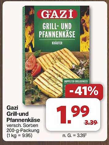 Gazi Grill- und Pfannenkäse - Kräuter 200 g